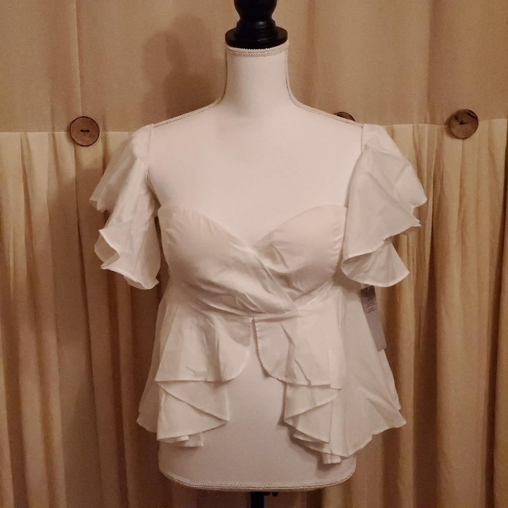New!  Iris off the shoulder top  Sz.M (Women's) - Picture 2 of 5
